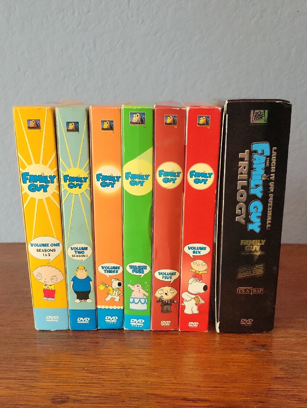 Set of 6 FAMILY GUY DVD Box Sets + "Star Wars" Spoof Trilogy